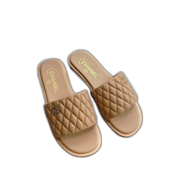 [ Chanel ] 샤넬 퀼팅 뮬 슬라이드
