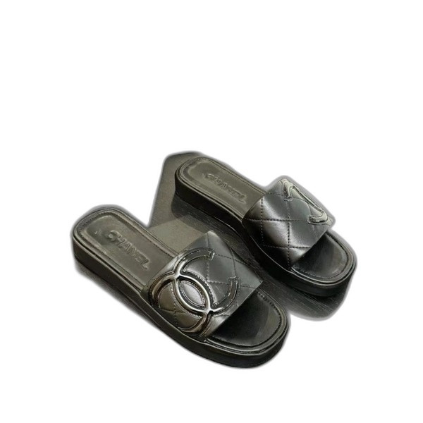 [ Chanel ] 샤넬 깜봉 슬라이드 뮬