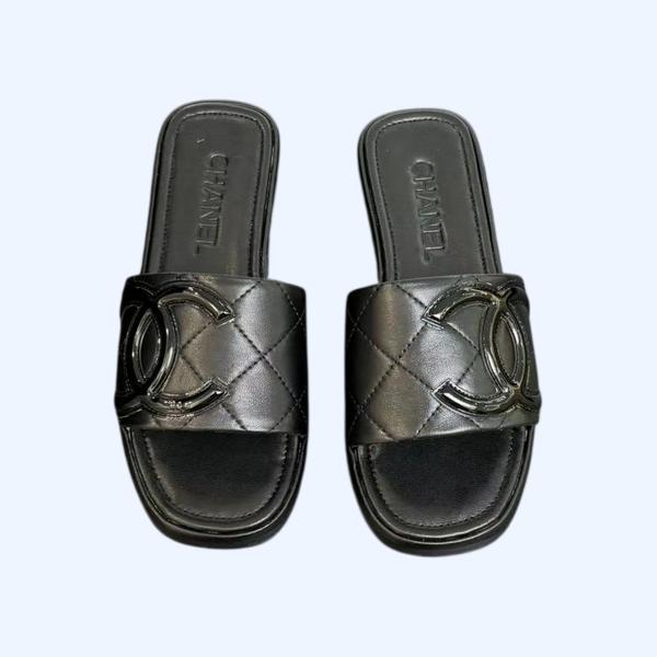 [ Chanel ] 샤넬 깜봉 슬라이드 뮬