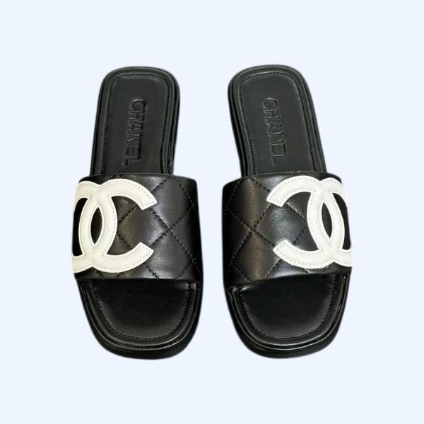 [ Chanel ] 샤넬 깜봉 슬라이드 뮬