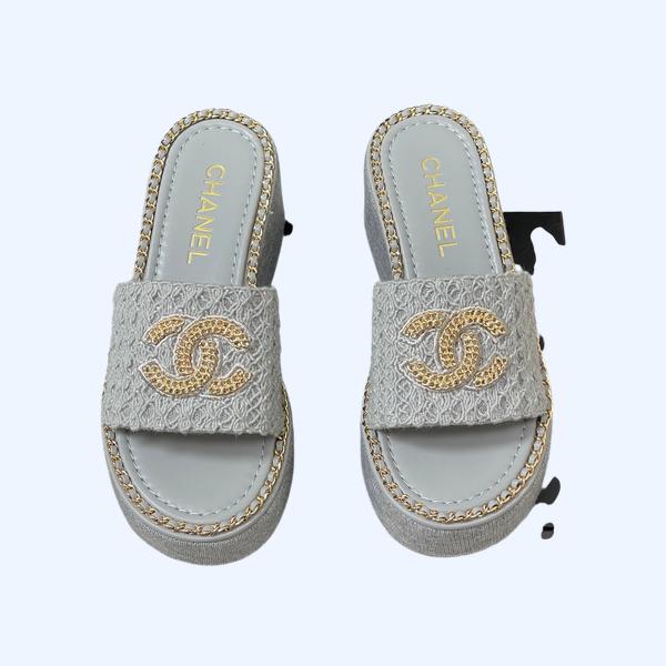 [ Chanel ] 샤넬 트위드 뮬