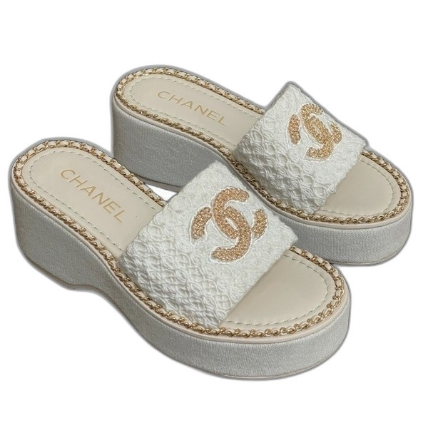 [ Chanel ] 샤넬 트위드 뮬