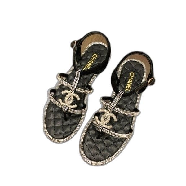 [ Chanel ] 샤넬 CC 스트랩 쪼리 샌들