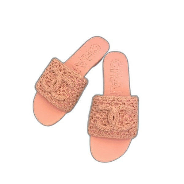 [ Chanel ] 샤넬 코코비치 크로셰 뮬 샌들