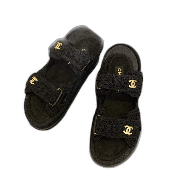 [ Chanel ] 샤넬 벨크로 샌들