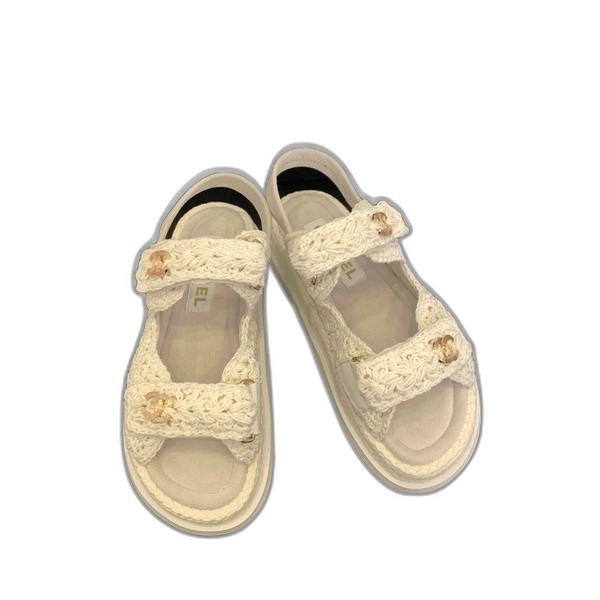 [ Chanel ] 샤넬 벨크로 샌들