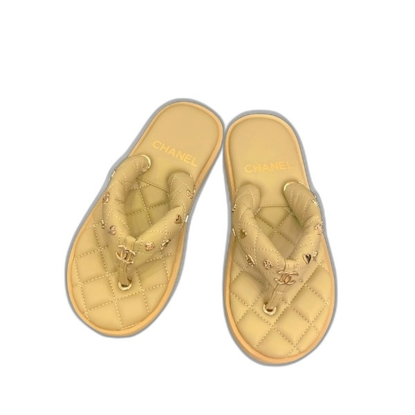 [ Chanel ] 샤넬 퀼팅 쪼리 샌들