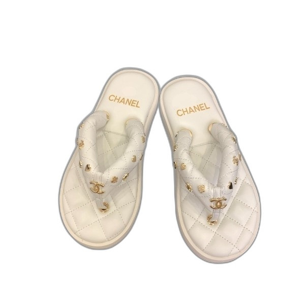 [ Chanel ] 샤넬 퀼팅 쪼리 샌들