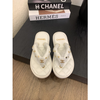 [ Chanel ] 샤넬 퀼팅 쪼리 샌들