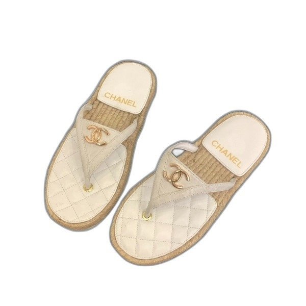 [ Chanel ] 샤넬 퀼팅 에스파듀 쪼리 샌들