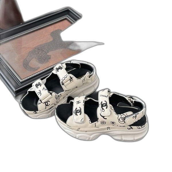 [ Chanel ] 샤넬 벨크로 샌들