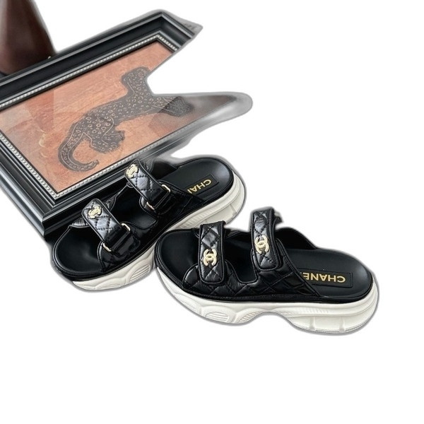 [ Chanel ] 샤넬 벨크로 샌들