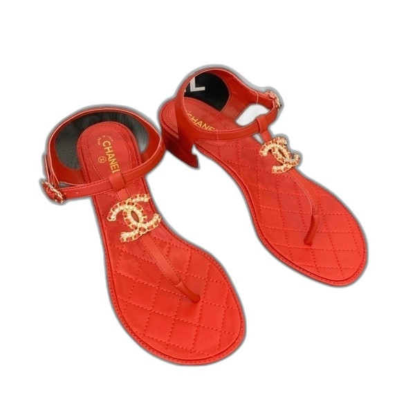 [ Chanel ] 샤넬 CC 쪼리 샌들