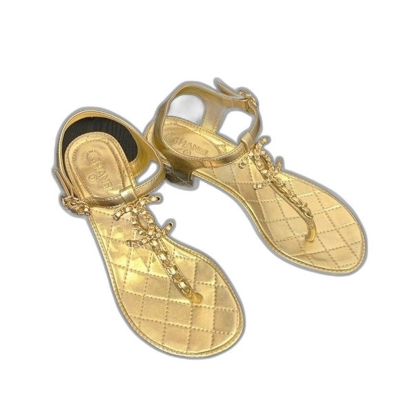 [ Chanel ] 샤넬 CC 체인 쪼리 샌들