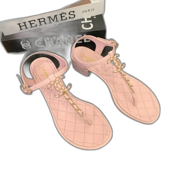 [ Chanel ] 샤넬 CC 체인 쪼리 샌들