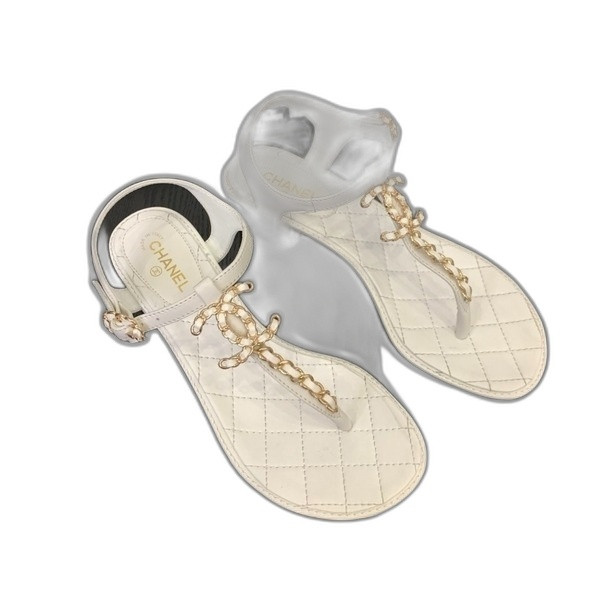 [ Chanel ] 샤넬 CC 체인 쪼리 샌들