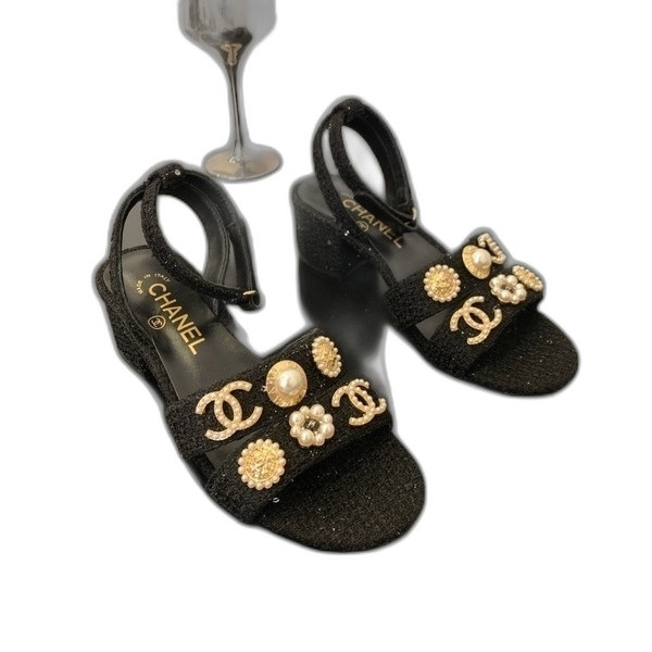 [ Chanel ] 샤넬 진주 버클 샌들