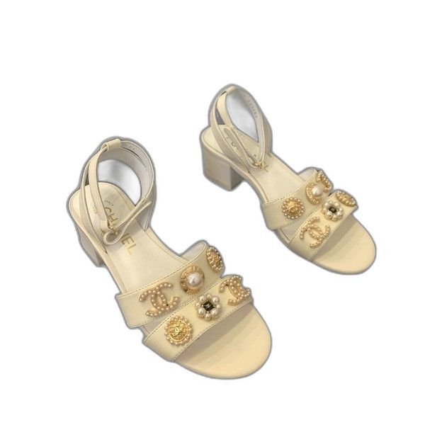 [ Chanel ] 샤넬 진주 버클 샌들