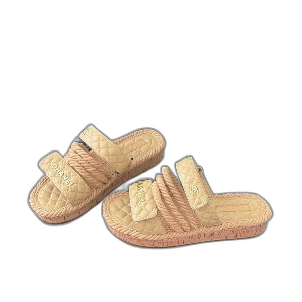 [ Chanel ] 샤넬 로프 벨크로 샌들