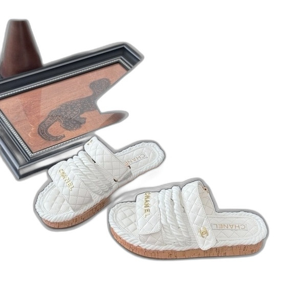 [ Chanel ] 샤넬 로프 벨크로 샌들