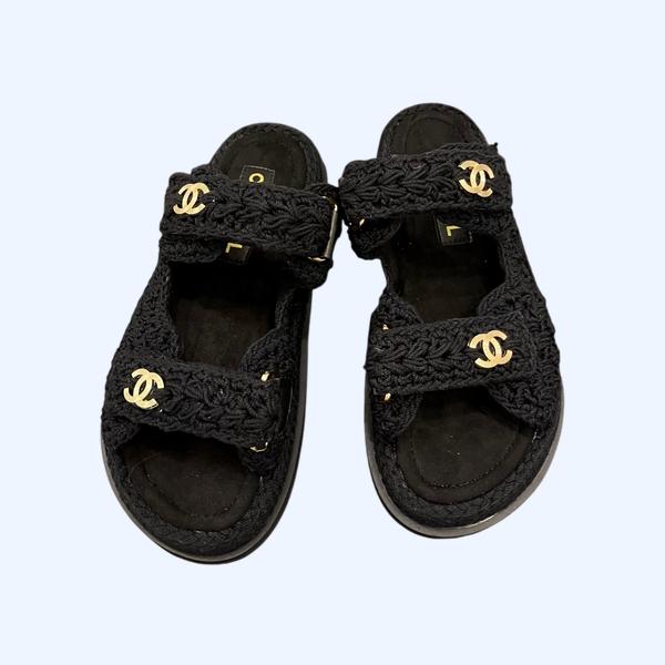 [ Chanel ] 샤넬 벨크로 샌들