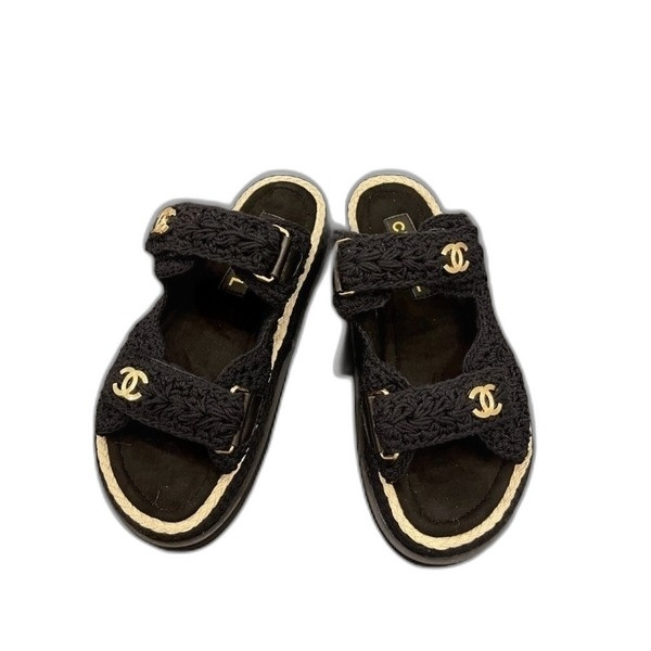 [ Chanel ] 샤넬 벨크로 샌들