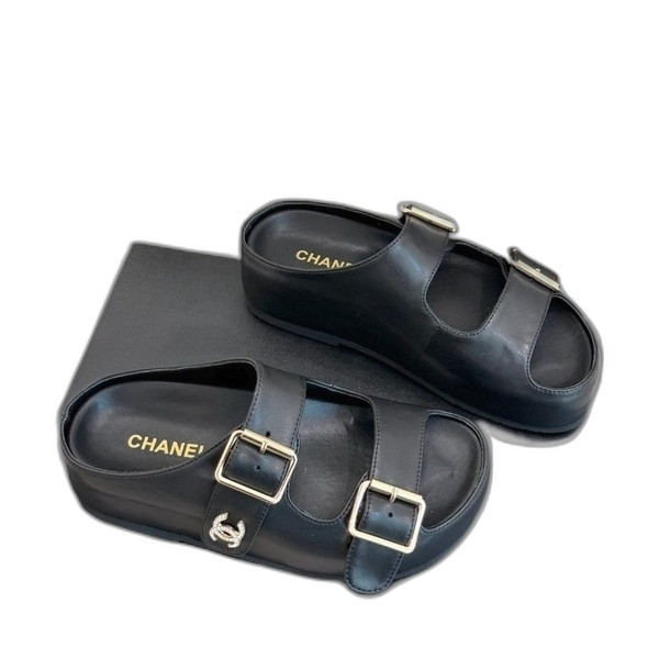 [ Chanel ] 샤넬 버클 플랫폼 샌들