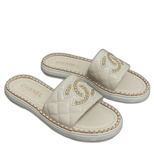 [ Chanel ] 샤넬 가죽 퀼팅 슬라이드