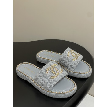 [ Chanel ] 샤넬 트위드 슬라이드