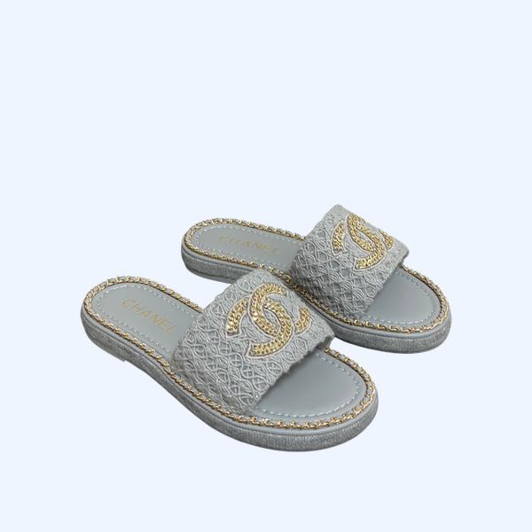 [ Chanel ] 샤넬 트위드 슬라이드