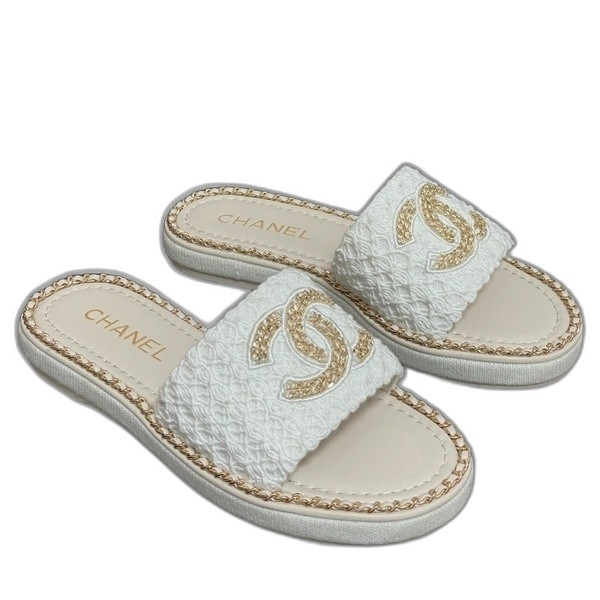 [ Chanel ] 샤넬 트위드 슬라이드