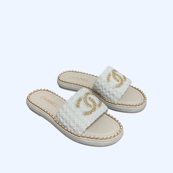 [ Chanel ] 샤넬 트위드 슬라이드