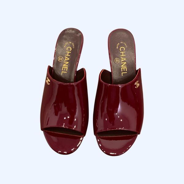 [ Chanel ] 샤넬 페이던트 뮬 힐