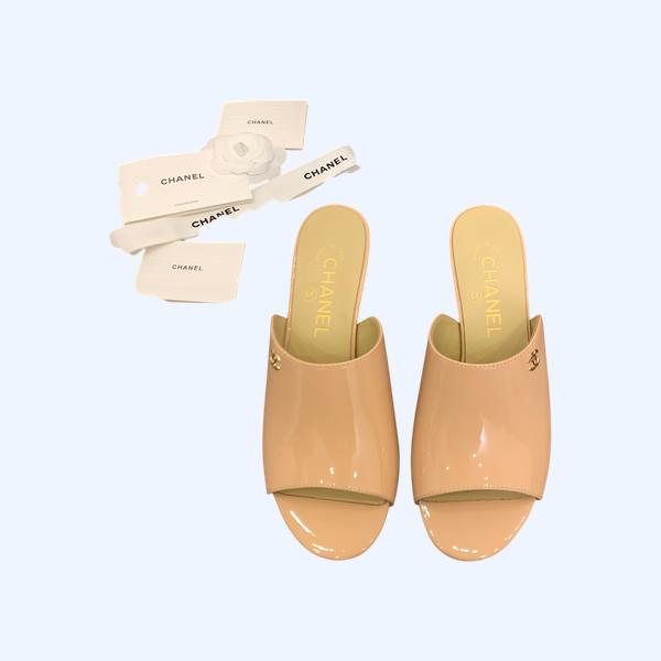 [ Chanel ] 샤넬 페이던트 뮬 힐