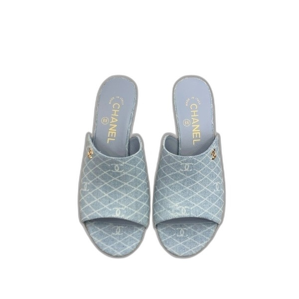 [ Chanel ] 샤넬 페이던트 뮬 힐