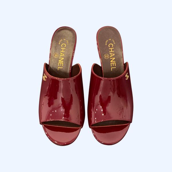 [ Chanel ] 샤넬 페이던트 뮬 힐