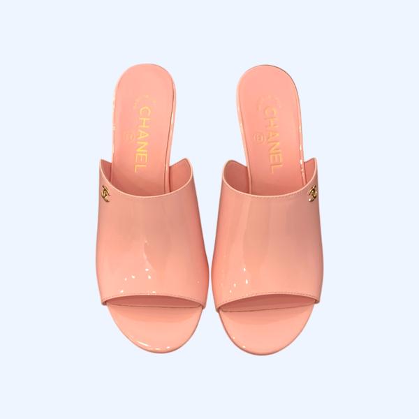 [ Chanel ] 샤넬 페이던트 뮬 힐