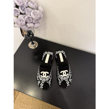 [ Chanel ] 샤넬 프린팅 통굽 슬라이드