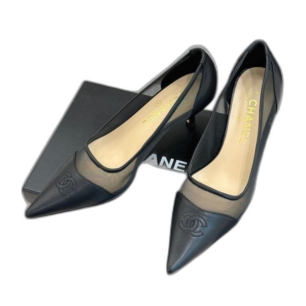 [ Chanel ] 샤넬 메쉬 스틸레토 힐