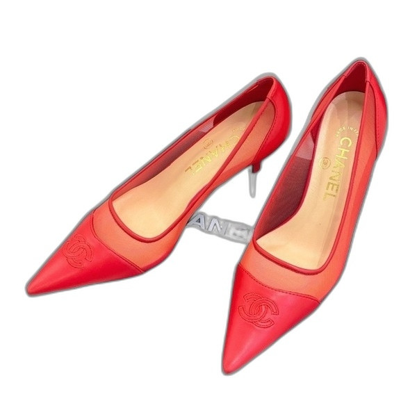 [ Chanel ] 샤넬 메쉬 스틸레토 힐