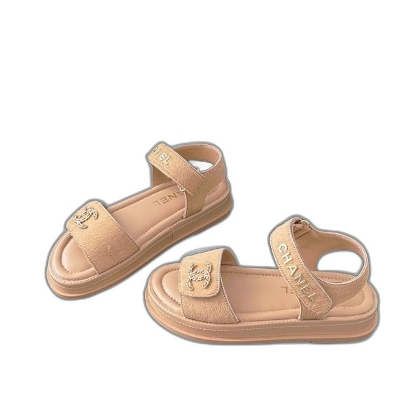 [ Chanel ] 샤넬 CC 벨크로 샌들