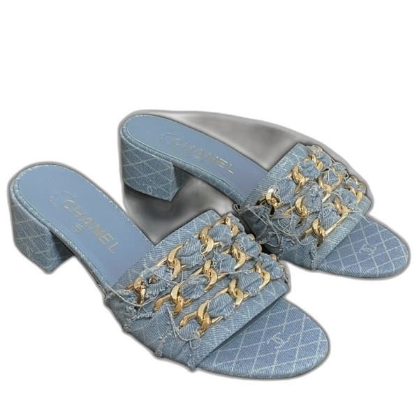 [ Chanel ] 샤넬 골드 체인 뮬