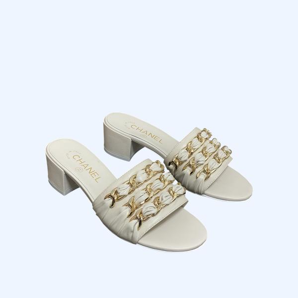 [ Chanel ] 샤넬 골드 체인 뮬