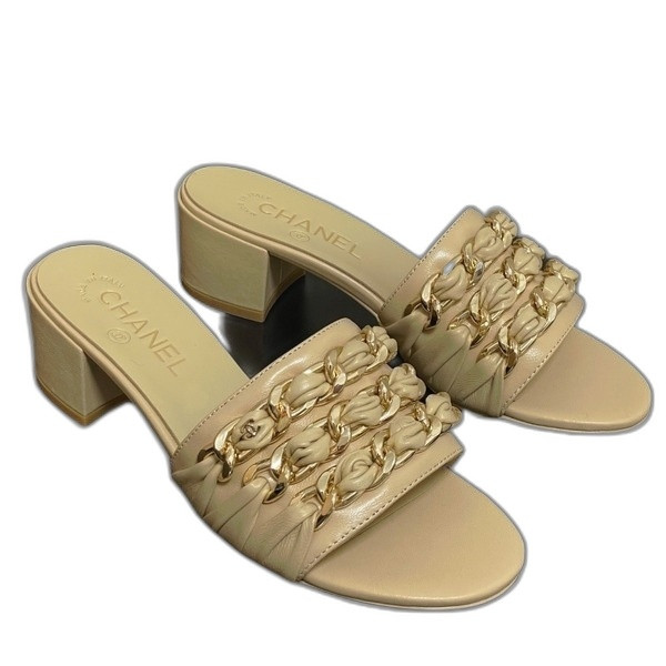 [ Chanel ] 샤넬 골드 체인 뮬