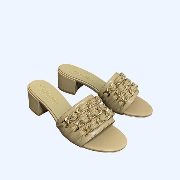 [ Chanel ] 샤넬 골드 체인 뮬