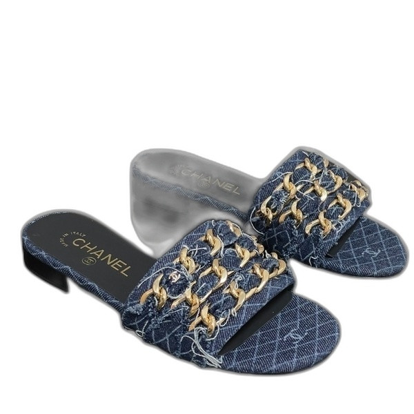 [ Chanel ] 샤넬 골드 체인 뮬