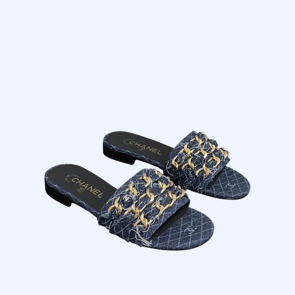 [ Chanel ] 샤넬 골드 체인 뮬