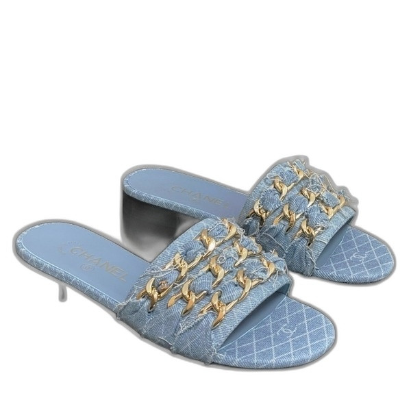 [ Chanel ] 샤넬 골드 체인 뮬