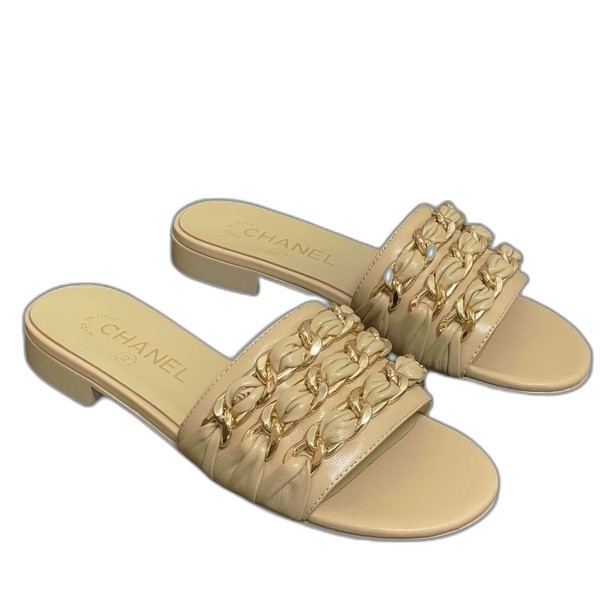 [ Chanel ] 샤넬 골드 체인 뮬