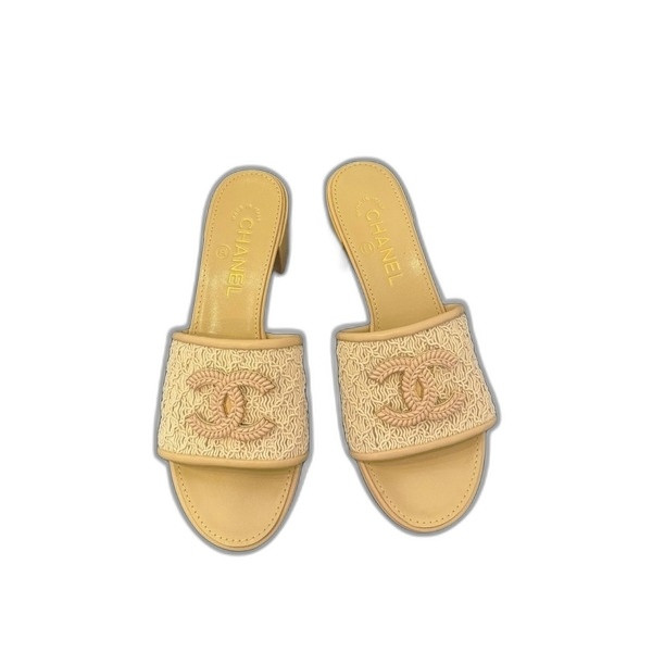 [ Chanel ] 샤넬 CC 뮬 힐